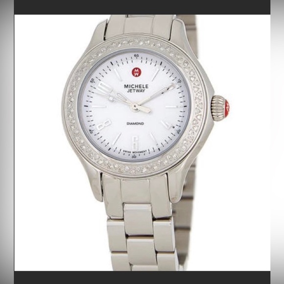 Michele Jetway Diamond Watch $1295